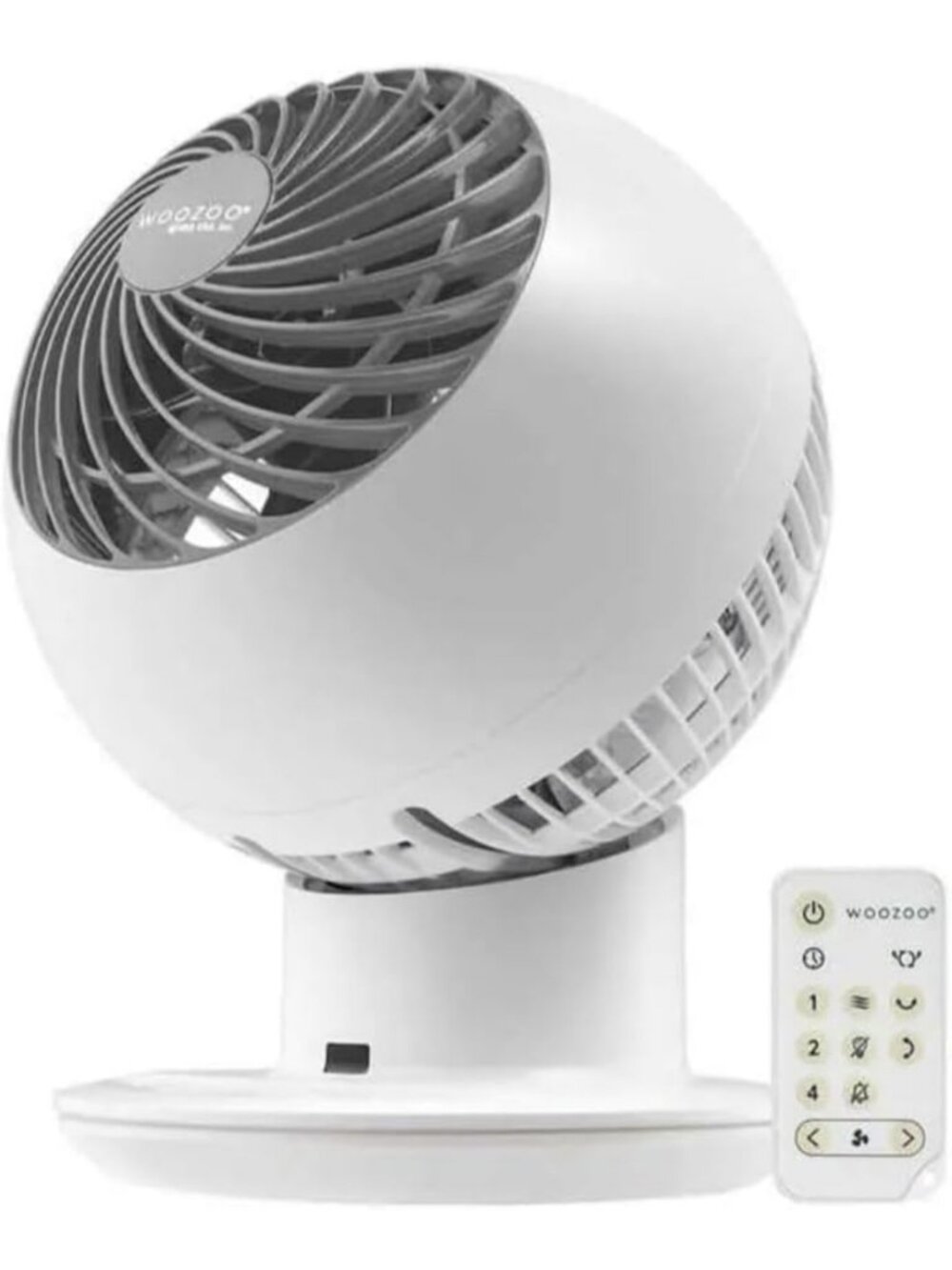 Compact Multi-Directional 5-Speed Oscillating Fan - Small, Stylish & Quiet